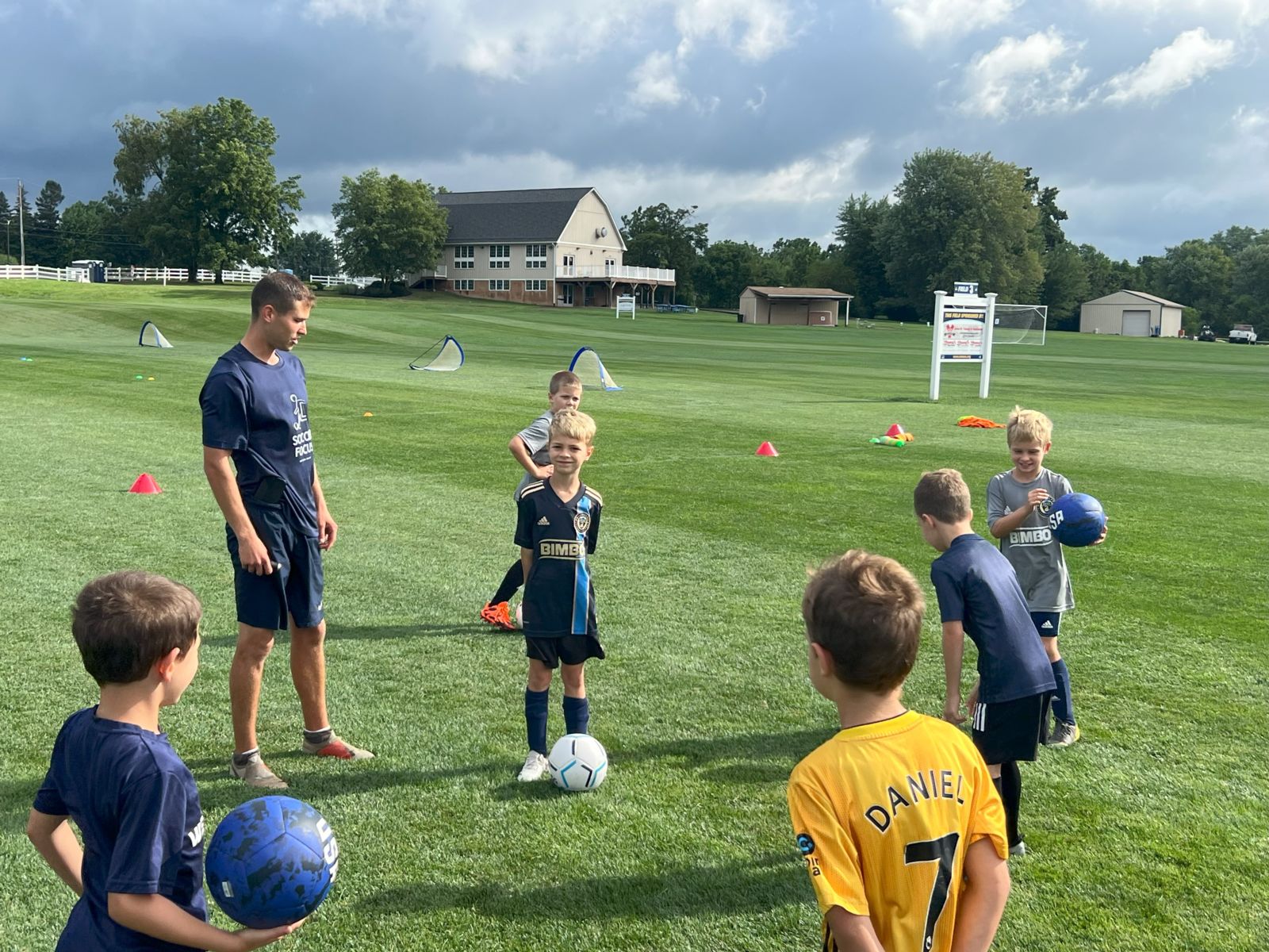 Youth Soccer Group Huddle